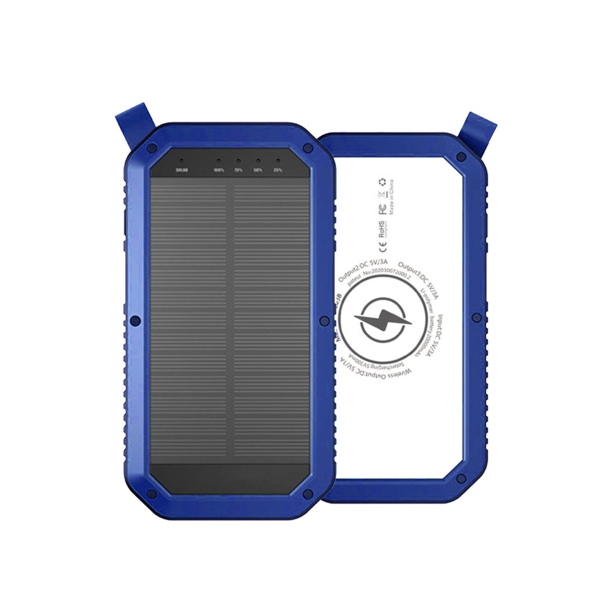 Sun Chaser Mini Solar Powered Wireless Phone Charger 10,000 mAh With