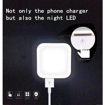 Dual USB Charging Adapter with LED