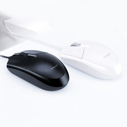 Wired USB Computer Mouse Ergonomic Design