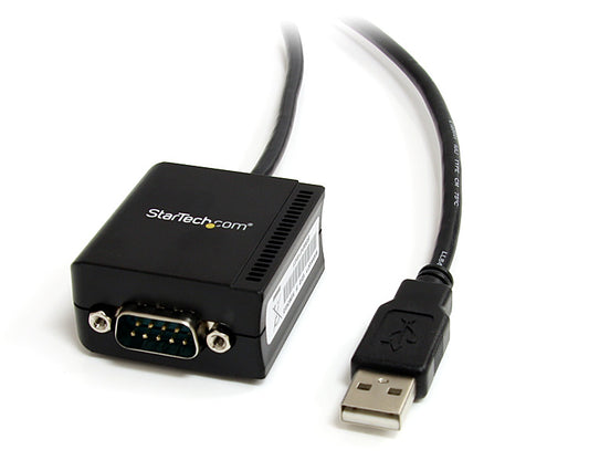 StarTech ICUSB2321FIS Cable 1Port FTDI USB to Serial RS232 with Optica