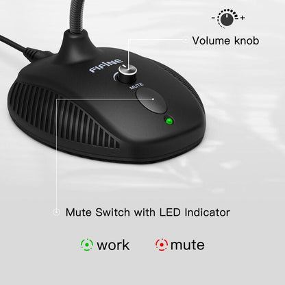 USB Microphone Plug&Play Desktop Condenser PC Laptop,Mute