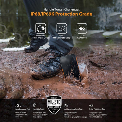 Ulefone Armor X5 Rugged Phone, 3GB+32GB IP68/IP69K Waterproof